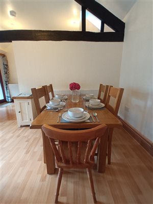 Linhay dining area